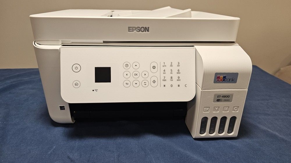Epson EcoTank ET-4800 All-in-One Printer (Great Condition, Ink Included)