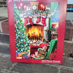 Cozy Christmas Puzzle, 550 Pieces