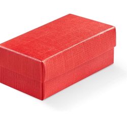 Brandnew 40 Small Favor Boxes (2.75 x 1.57 x 1.18 inch) - Ideal for Wedding Favor Boxes and Candy Boxes Party Favors | Red Silk 