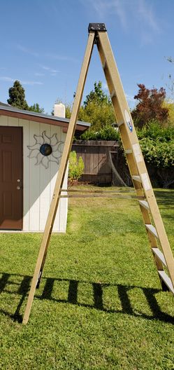 10 ft fiberglass ladder  used