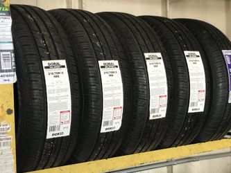 215/70r15 Doral New Tires 75$ each Mounted and Balanced