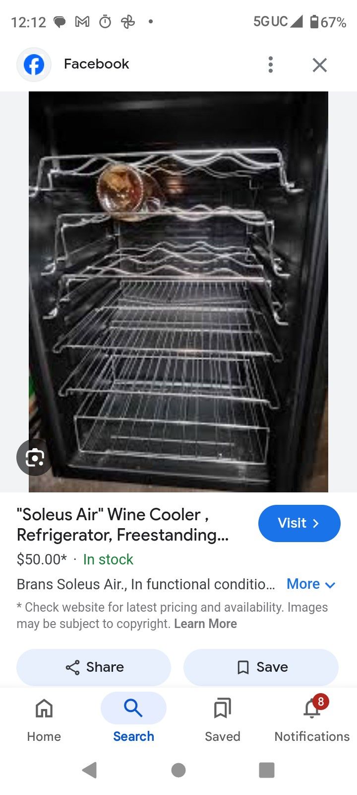 Refrigerator Mini Souleus $25