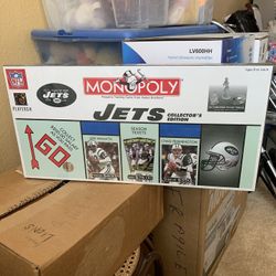 2004 N Y Jets Monopoly Board Game Sealed In New Mint Box 
