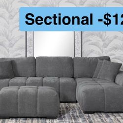 🌼FREE DELIVERY🌼Brand New Sectional Sofa Couch 