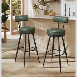 Set of 4 360° Swivel Bar Stools