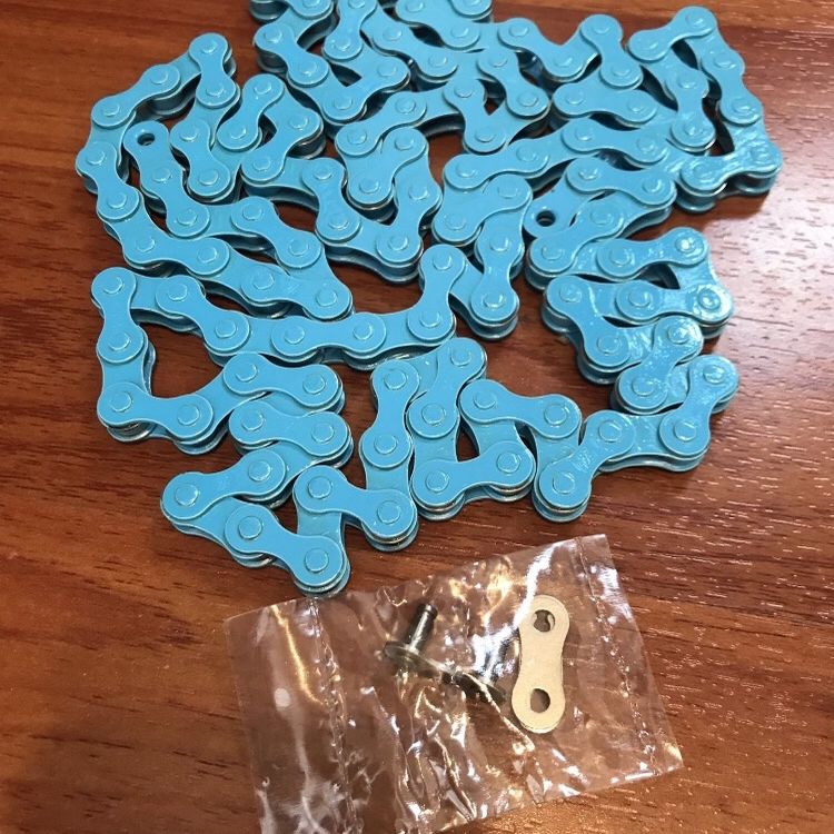 Blue discount bike chain