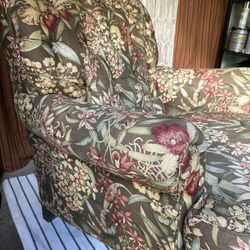 Ethan Allen Botanical Arm Chair