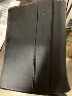 Porsche manuals and leather holder