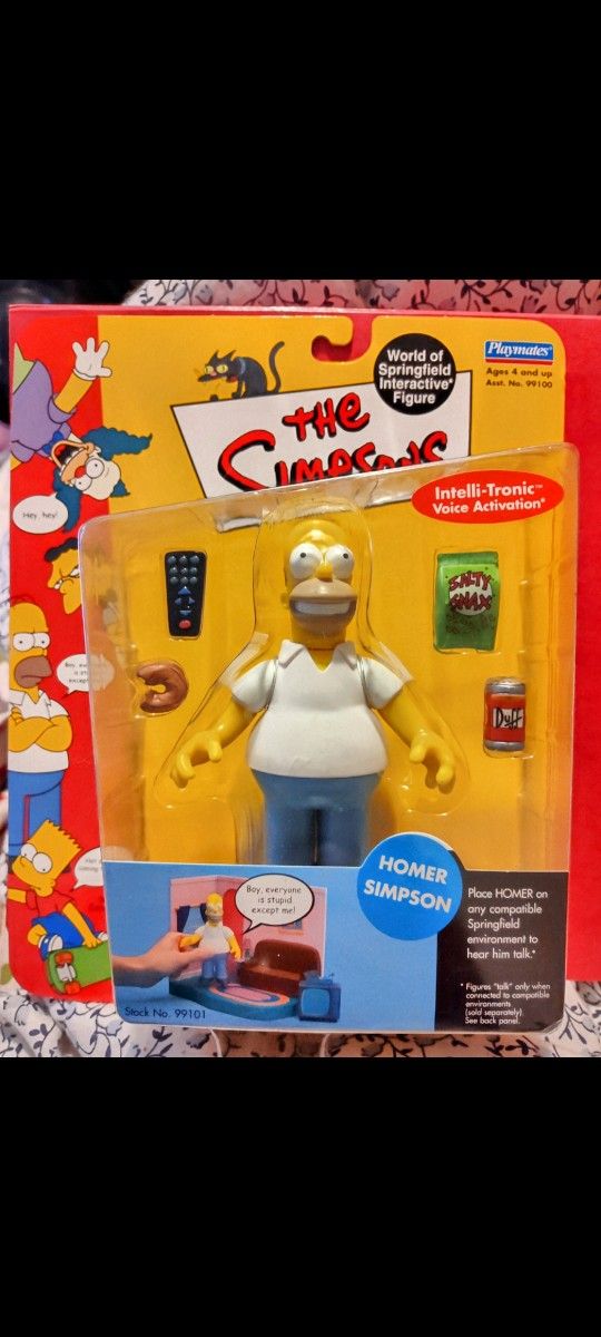 Vintage Sealed Simpsons Action Figure
