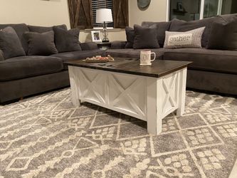 Custom made Farmhouse/Rustic coffee table