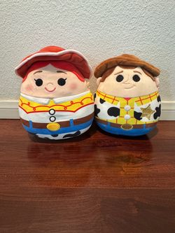 Disney Pixar Toy Story Squishmallows Plush Pair – Woody & Jessie