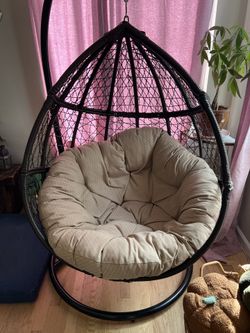 Designer Large Egg Chair Hanging Egg Swinging Egg Chair