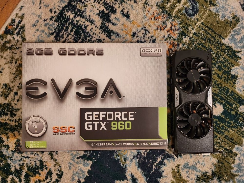 Nvidia EVGA GeForce GTX 960 SSC 2GB Video Graphics Card - Like New