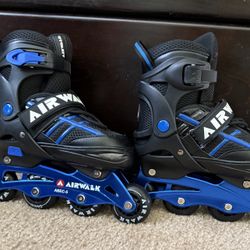 Kid Airwalk Roller Skate Blades Adjustable Size 1-4 