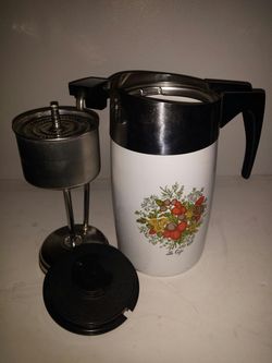 Corning ware 10 cup electric coffee maker 1950'orgiginal