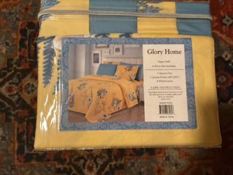 6pcs Queen Bedding Set 