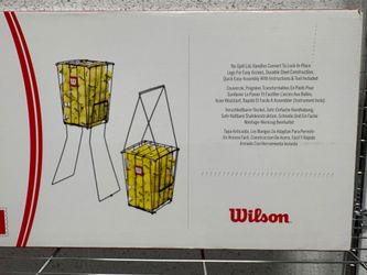 WILSON Tennis Ball Pick Up Hopper -Holds Up To 75 Balls
