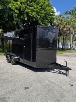 Hook & Line 7 x 16 Enclosed Trailer 7k