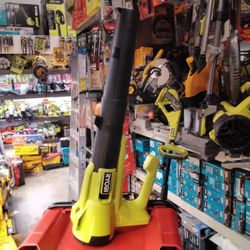 Ryobi ONE + 18V 350 CFM Leaf Blower . Tool Only 