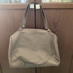 Taupe Purse Tote Bag