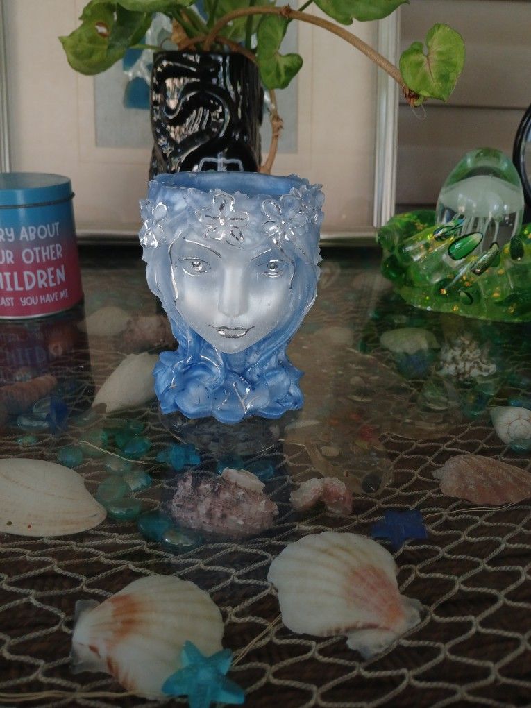 Mermaid Succulent Plant Head 