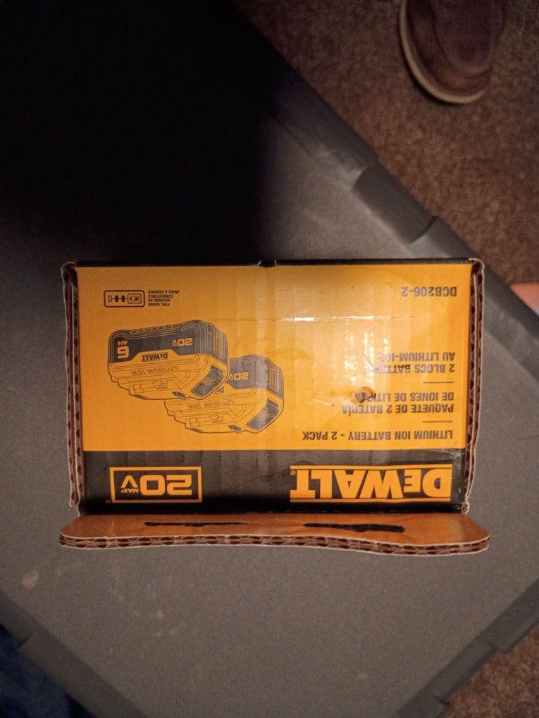 2Pac DeWalt Blessing Iron Batteries 20 Volt Dtp 6ah Batteries
