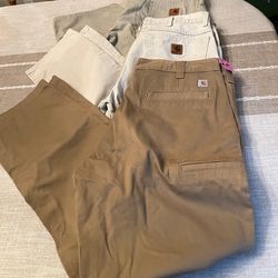 3- pair Carhartt pants