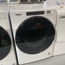 White 7.4 Cu. Ft. Front Load Electric Dryer