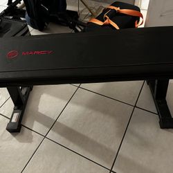 Marcy Flat Utility Weight Bench for Home Gym Weight Training and Ab Exercises