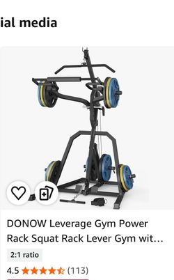 Gym equipment in perfect condition