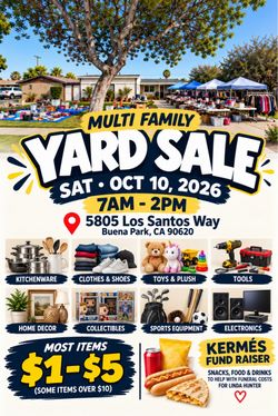 MHUGE Multi-Family Yard Sale + Kermes