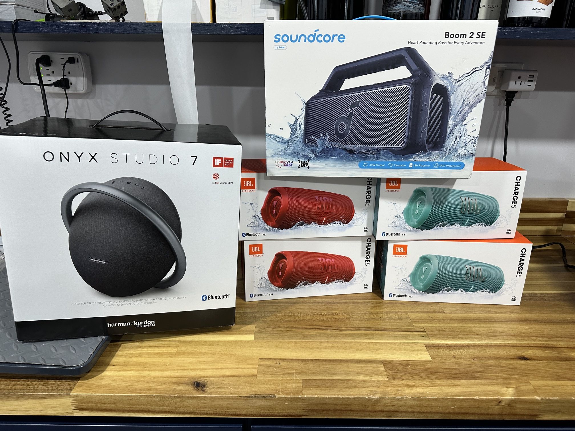 Portable Speakers…JBL, Anker, Harman