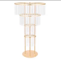 4 Tier Wedding Crystal Centerpiece 
