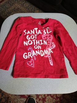 Girls Santa Shirt Will Ship For Listed Price(delivery Shirt Will B $10)