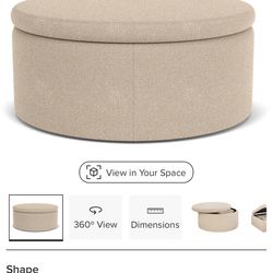 Room&Board Lind Ottoman