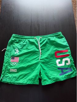 KITH x Team USA Olympic Ring Swim Shorts - Authentic - Men’s XL - EUC