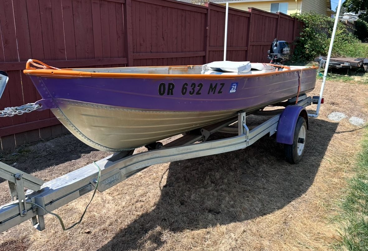 1970 12’ Mirror Craft Aluminum Fishing Boat