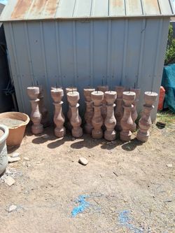 Cement Balusters. 26" x 6". New (just made). $40 each.