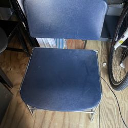 Blue Chair  18 Wide 29 Tall 