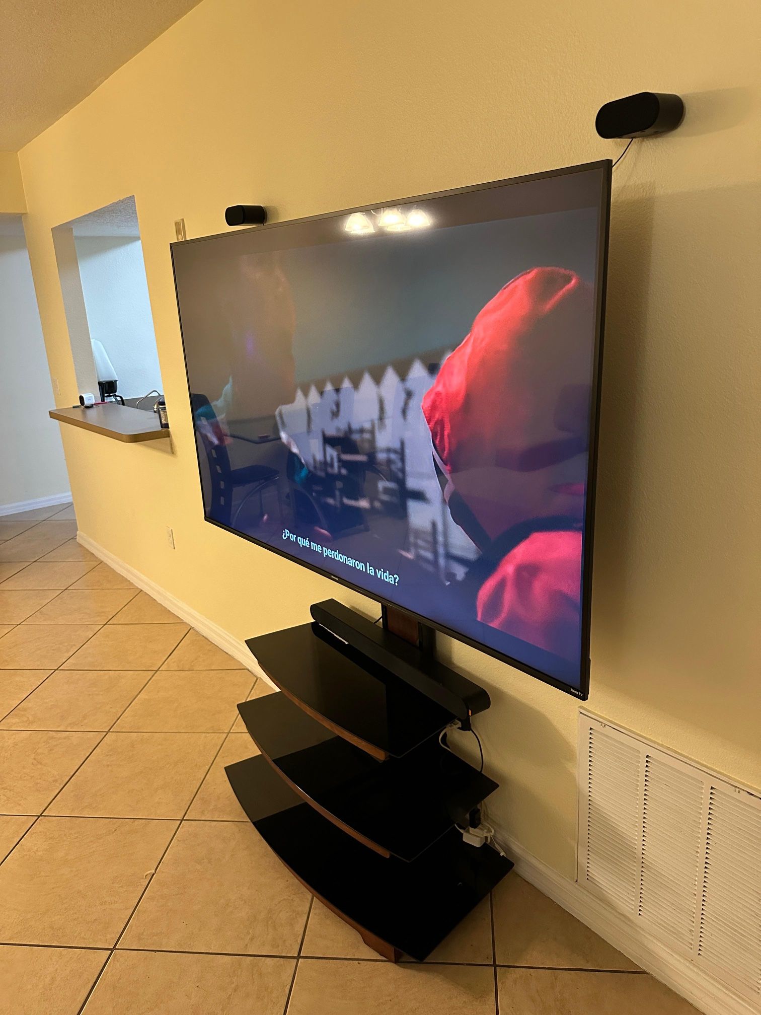 75” Smart Tv with Tv Stand