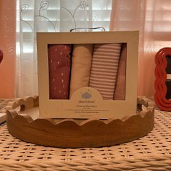 Baby Blanket And burp Cloths