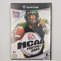 NCAA Football 2003 Nintendo GameCube Complete CIB + Reg