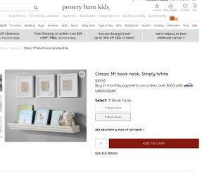 Pottery Barn Floating Shelf