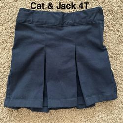 4T Girl Cat & Jack Uniform Skort