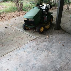 Driving Lawnmower 