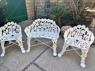 Bench and chair set