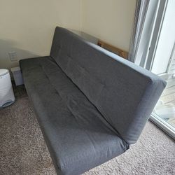 Sleeper Sofa – Gray | Adjustable Back | Great Condition