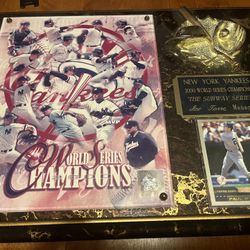 New York Yankees World Series Plaques