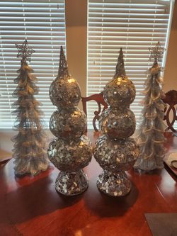 Silver Decorative Christmas Decor