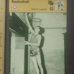1978 Sportscaster Angelo Hank Luisetti Standford University Collegiate College Wild West Shooter Basketball Card Photo Large Over-sized Card HOF Vtg